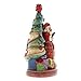 Enesco Jim Shore Heartwood Creek Santa with Tree Set