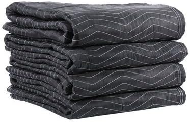 Cheap Cheap Moving Boxes - Deluxe Moving Blankets - Size: 72 X 80 - Color: Black & Grey by Cheap Cheap Moving Boxes