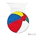 Fun Express - Beach Ball Shaped Cello Bags (dz) - Party Supplies - Bags - Cellophane Bags - 12 Pieces
