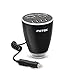 POTEK Car Cup Charger Built-in Emergency Escape Safety Hammer Multi Functional Car Power Adapter with 4 Piece 2.4A USB Ports and 2 Car Cigarette Lighter Socket for Android Phones, iPhone, Laptops