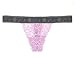 Victoria's Secret PINK Logo Thong Panty Large Light Purple