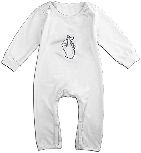 YOG MILK Finger Heart Korean Baby Romper Long Sleeve Jumpsuit Bodysuit Clothes