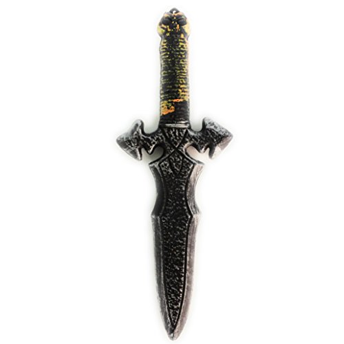 Veil Entertainment Halloween Knight Dagger Knife, Bronze, 12" x 4"
