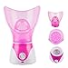 VOUMEY Nano Ionic Warm Mist Facial Steamer for Blackheads Removal,Sauna Home SPA and Pores Cleanse -Face Humidifier