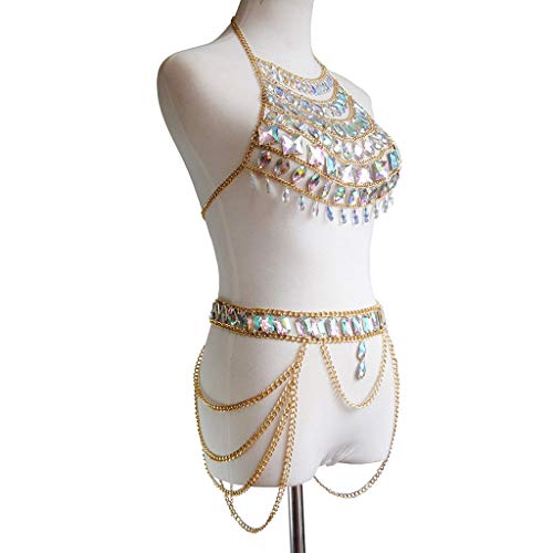 SUIWO-Donne-cassa-corpo-Catena-della-vita-di-collana-a-catena-della-pancia-gioielli-ragazze-della-spiaggia-di-estate-Bikini-Swimsuit-Corpo-delle-donne-goccia-dacqua-acrilico-Bra-Catena-Vita-Multilay