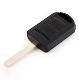 Toogoo Button 2 Uncut Key Blade Shell away Vauxhall