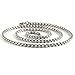 HZMAN Black Stainless Steel Medical Alert Dog Tag Pendant Necklace (Black)