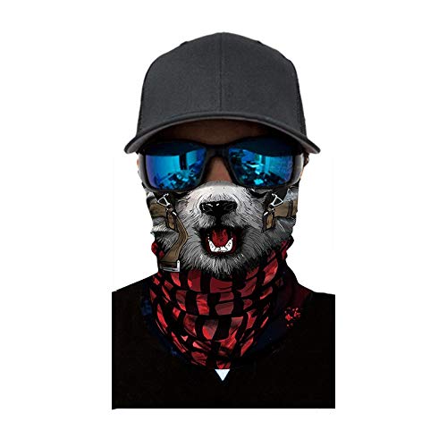 image for Glumes 3D Face Sun Mask, Neck Gaiter, Headwear, Magic Scarf, Balaclava