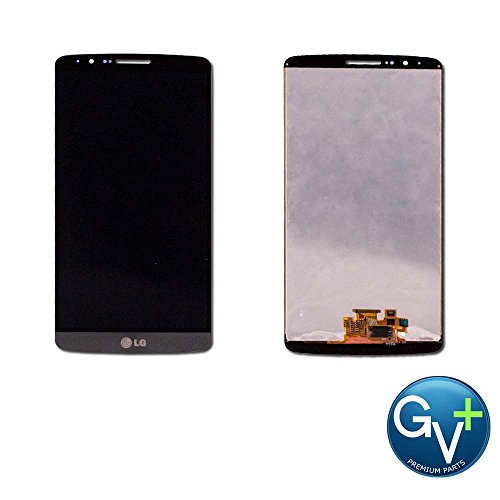 Group Vertical Replacement LCD Digitizer Assembly Compatible with LG G3 (Metallic Black) (D85, VS985, LS990, US990, F400) (GV+ Performance) - Thumbnail 3