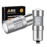 Alla Lighting BA15S 1156 Red LED Bulbs Super Bright