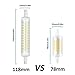 KINDEEP R7S LED Bulb 78mm, 6000K Daylight White, 360 Degrees Double Ended J Type T3 J78 LED Floodlight Bulb, 60W Halogen Replacement, Non-dimmable, 2-Packs