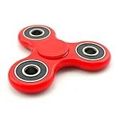 Hand Spiner Fidget Toy LuvnFun EDC Little Finger Spinner Fidget Spinner Toy - Red