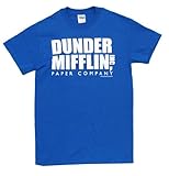 The Office – Dunder Mifflin Men’s Blue T-Shirt XX-Large, Online Clothing Store