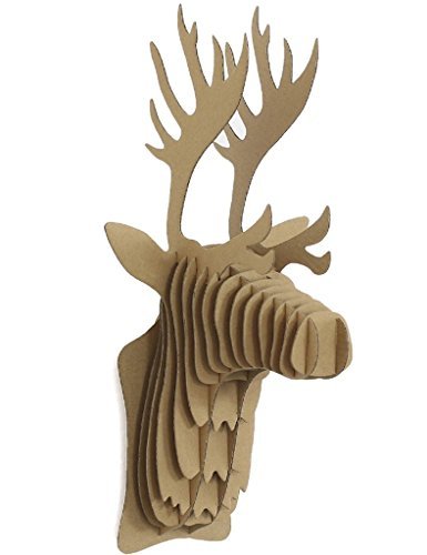I\'m Charmer Cardboard Art Deer Head Wall Plaque