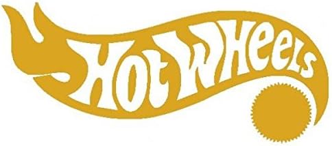Hot Wheels-Adhesive Prespaziato-Gold - 15 cm