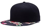 NUWA Flatbrim Cap Flat Brim Snapback Originals Snapback Adjustable hat Plain Baseball Cap Classic Optimum Cap Unisex N6101 (14)
