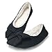 Fantiny Women's Cozy Slippers Ballerina Soft Sole Velveteen Elegant Indoor Shoes