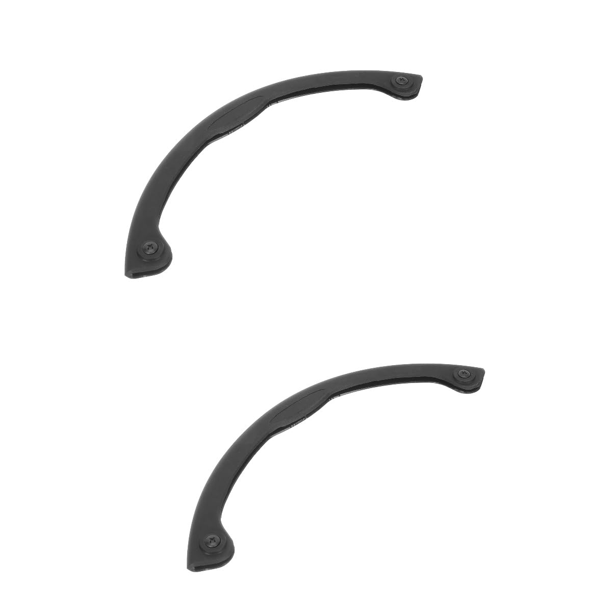 CLISPEED 2pcs Skateboard Deck Nose Guards and, Longboard Edge Protector, Anti-collision Strip Rubber for Snowboard Skateboard Shock Absorbing Rubber Deck Tail Cover