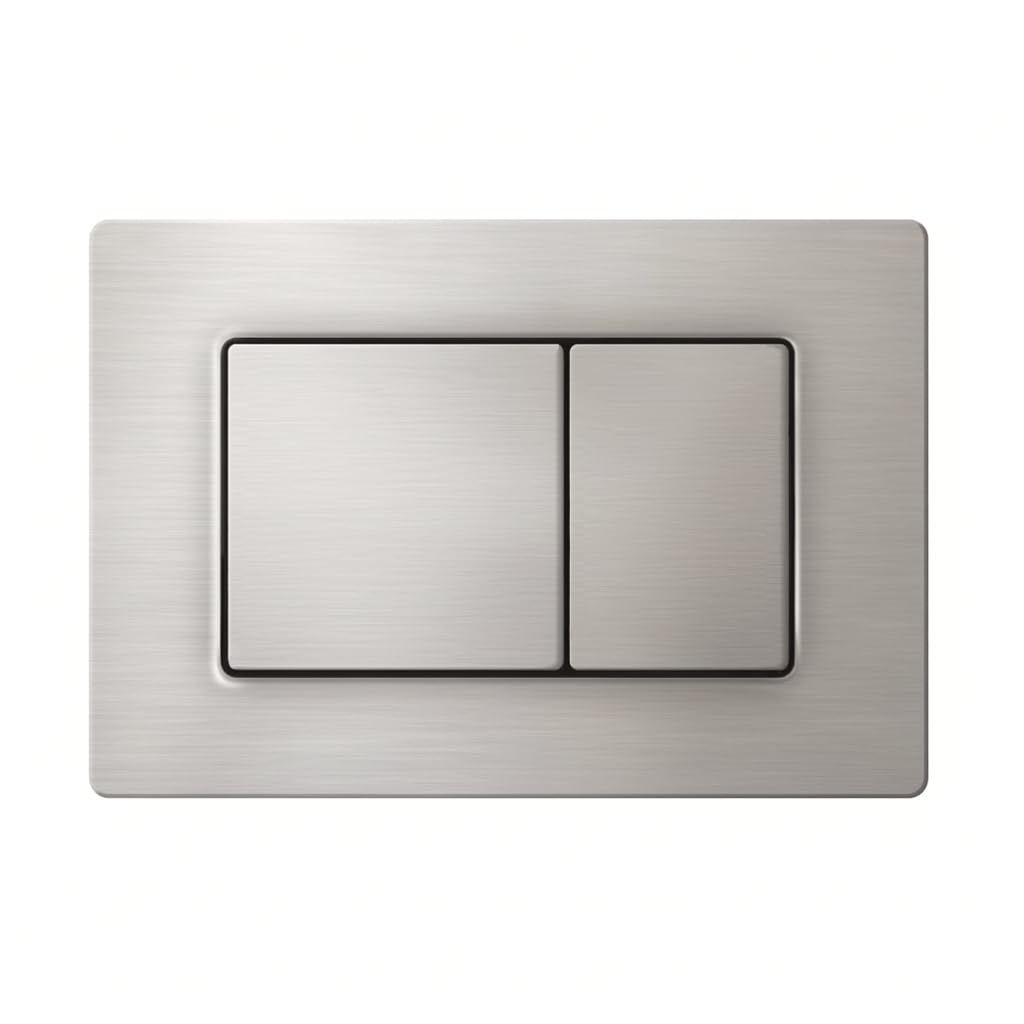 Push Plate Stainless Steel Compatible with Geberit Duofix Sigma (UP 320) 2 Flush