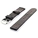 VIMVIP 20mm Genuine leather Band Strap for Motorola Moto 360 2nd Gen Smart Watch 42mm Samsung Gear S2 Classic (Black)