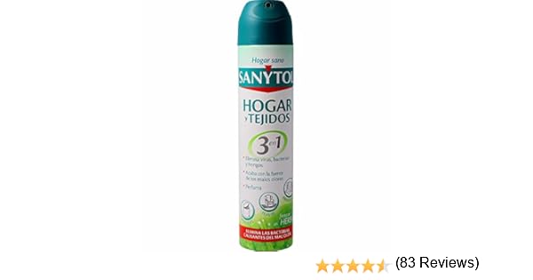 Sanytol - Ambientador Desinfectante Hogar y tejidos - 300 ml ...