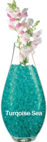 Color Gel Water Crystals Vase Filler - 1oz Pack : Makes 1 Gallon (Turquoise)