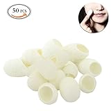 OR Pure Natural Silkworm Cocoon Facial Face Cleanser Beauty Tool Organic Natural White Silk Cocoon Balls Facial Skin Care Scrub Beauty Healthy Skin Care Remove Whitening Facial Cleanser Balls 50 Count
