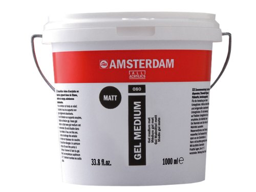Acrylic Gel Medium MATT Bucket - 1 Litre