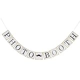 Pixnor Wedding Birthday Party Decorations Photo Props Bunting Banners PHOTO BOOTH