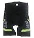 Padded Men's Cycle Shorts Cycling Gear Road Bike Bottoms Mountain Ride Bicycle Clothes US XL Green Multi