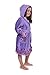 Texere Girl's Plush Terry Cloth Bathrobe (Grape Jelly, Small) Best Gifts for Girls GB0102-GPJ-S