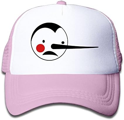 2121VNB58 Michael Bdown Pinocchio HeadUnisex-Adult Adjustable Caps Mesh Hat.hatsSnapback CapsPink