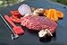 Premium Quality 4 Pack Non Stick BBQ Grill Mat FDA-Approved | Heavy Duty Reusable Baking Mat + Heat Resistant Basting Brush + Stainless Steel Skewers (Set of 4)+ eBook on Cooking Like a Pro