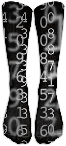 Egg Egg Arabic Numerals Fashion Creative Stocking Socks Athletic Crew Socks