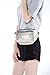 Festival Rave Holographic Gold Gravel Fanny Pack for Women Girls Concert Waist Belt Bum Bags (Gold Gravel)