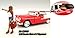 Hitchhiker 2-pc Figures Set: Girl with Driver 1:24 Scale