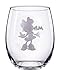 Disney Classics Collectible Stemless Tumbler Glass Sets - 16 Ounces - Set of 2 (Mickey & Minnie)