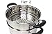 CONCORD 3 Tier Premium Stainless Steel Steamer Set (26 CM)