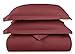 HC Collection Duvet Cover - Burgundy Queen Size Duvet Cover - 3 Piece Soft Breathable Microfiber Duvet Cover Set with Zipper Closure & 2 Pillow Shams