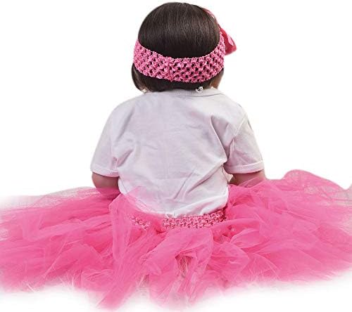 Baby Doll 57cm Reborn Baby Realistic Newborn Dolls Real Looking Lifelike Lovely Doll Soft Vinyl Silicone Toy