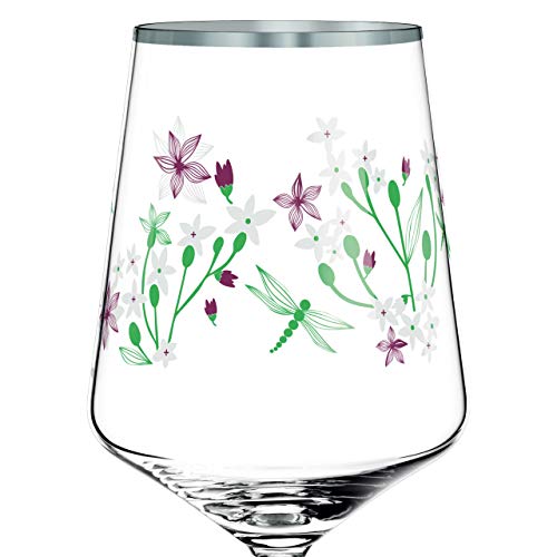 RITZENHOFF Hugo R. Aperitifglas von Dominika Przybylska, aus Kristallglas, 600 ml, mit edlen Platinanteilen – Bild 6