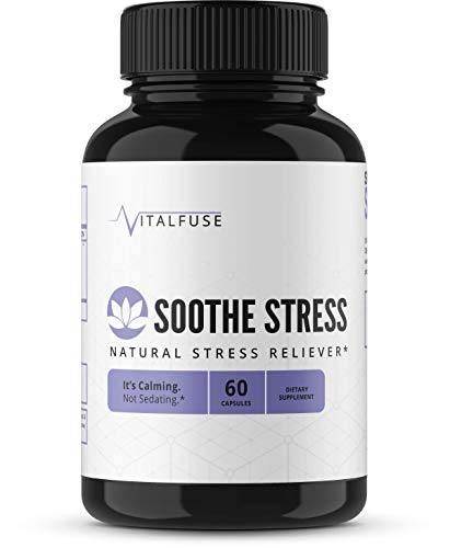 Premium Stress and Natural Anxiety Support with Super Ashwagandha, GABA, L-Theanine and More - Supports Focused and Positive Mind & Support Serotonin Levels