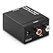 Cingk RCA L/R Analog To Digital Optical SPDIF Coaxial Audio Converter Adapter with Toslink Cable and Power Adapter