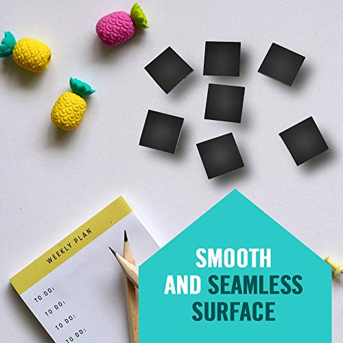 Adhesive Magnet Squares, Stick On Magnets, Magnetic Squares with Adhesive Backing, Adhesive Magnets for Crafts, Square Magnet Strips for Whiteboard, 110pcs Sticker Magnets, 22x20cm Square Magnet Tape