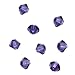 Swarovski Crystal, #5328 Bicone Beads 3mm, 25 Pieces, Purple Velvet