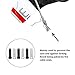 Fiada 180 Pieces Cable End Crimps Bike Cable End Caps Cable Caps for Bike Shift Alloy Road Mountain Bikes Brake Tips Shifter (Black and Silver)