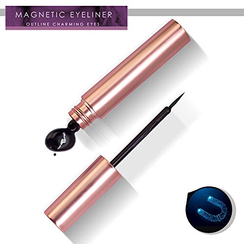 New Design-Magnetic Eyeliner Liquid Liner, Natural Look,Waterproof and Smudge Resistant, Use with Magnetic False Lashes (pink) - Thumbnail 6