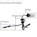 HUIQIAODS H1 H3 Male Headlight Fog Light Bulb Extension Socket Wire Harness Connector Holder Light Bulb Conversion 2 PCS