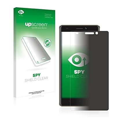upscreen Spy Shield Clear Blickschutzfolie / Privacy für Haier HaierPhone L53 (Sichtschutz ab 30°, Kratzschutz, selbstklebend