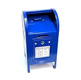 Blue Metal Mailbox Bank